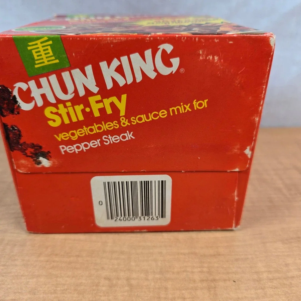Chun King Stir Fry Kit VINTAGE for display nostalgia 29.75oz Del Monte 1984